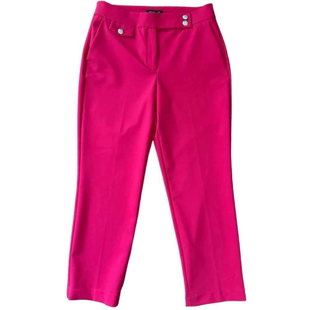Rachael Zoe High Waist Tapered Leg Trouser Pants Pink Size 6